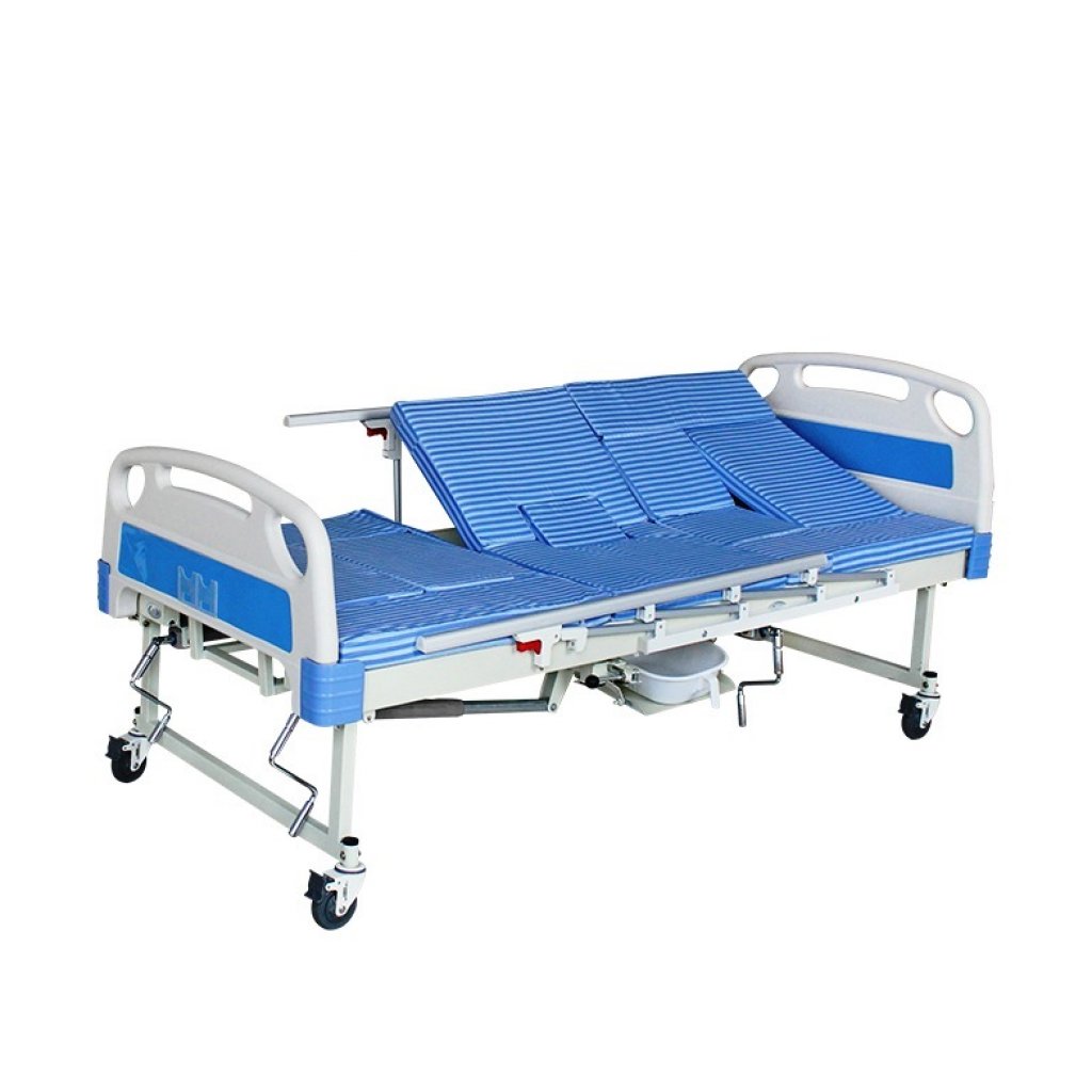 Функциональная медицинская кровать с механической регулировкой