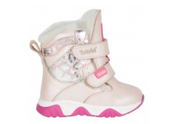 Ортопедические ботинки зимние Tutubi (Тутуби) 937-07 для детей бело-розовые
