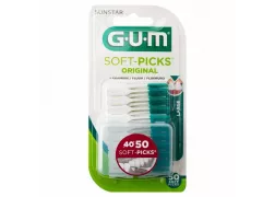 Набор межзубных щеток с фторидом GUM Soft Picks, большая, 50 штук