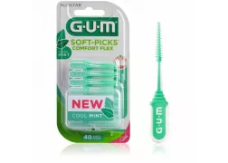 Набор межзубных щеток GUM Soft Picks Comfort Flex Mint, стандартная, 40 штук