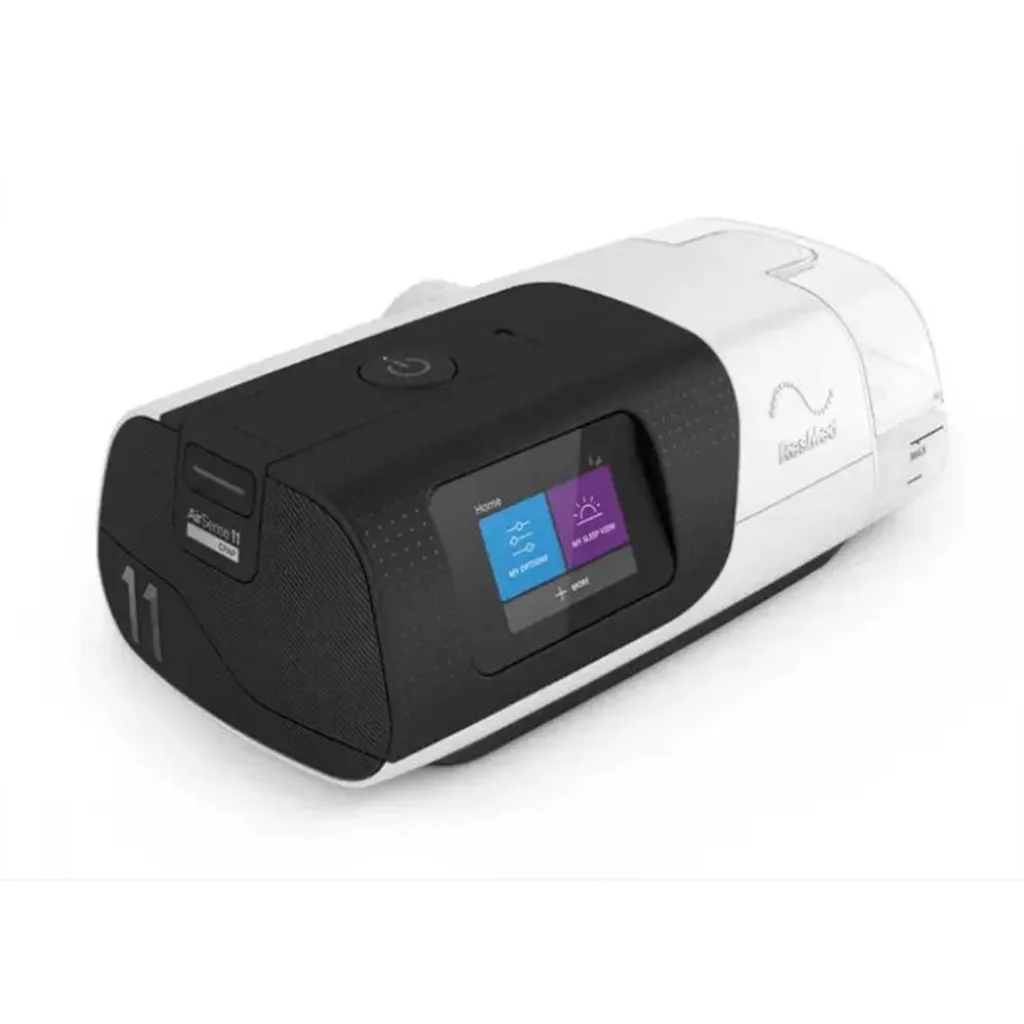 Авто CPAP аппарат ResMed AirSense 11 с увлажнителем, маска M в комплекте Авто CPAP аппарат ResMed AirSense 11 с увлажнителем, маска M в комплекте