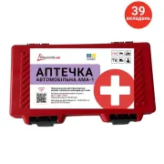 Аптечка медична автомобільна Poputchik АМА-1 згідно ДСТУ 3961-2000 (02-076-П)