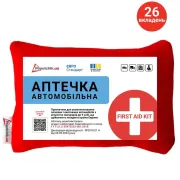Аптечка медична автомобільна Євростандарт Poputchik згідно ТУ (02-083-М)