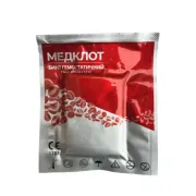 Бинт кровоспинний (гемостатичний) Медклот 7,5 см х 1,5 м