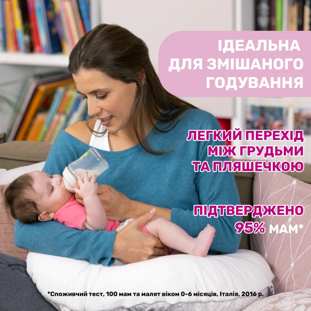 Бутылочка пластиковая "Natural Feeling" для детей от 6 месяцев, 330 мл, розовый Бутылочка пластиковая "Natural Feeling" для детей от 6 месяцев, 330 мл, розовый