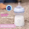 Бутылочка пластиковая "Natural Feeling" для детей от 6 месяцев, 330 мл, синий - Фото№6