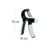 Еспандер для кисті EasyFit 5-60 кг EF-1900-B, сірий - Фото№4
