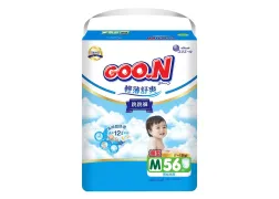 Подгузники GOO.N Slim & Comfortable для детей 7-12 кг (размер М (3), унисекс, 56 шт)