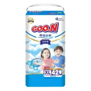 Підгузки GOO.N Slim & Comfortable для дітей 12-17 кг (розмір XL (5), унісекс, 42 шт)