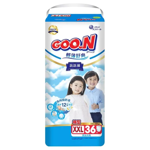 Подгузники GOO.N Slim & Comfortable для детей 15-25 кг (размер XXL (6), унисекс, 36 шт) - Фото№1 Подгузники GOO.N Slim & Comfortable для детей 15-25 кг (размер XXL (6), унисекс, 36 шт) - Фото№1