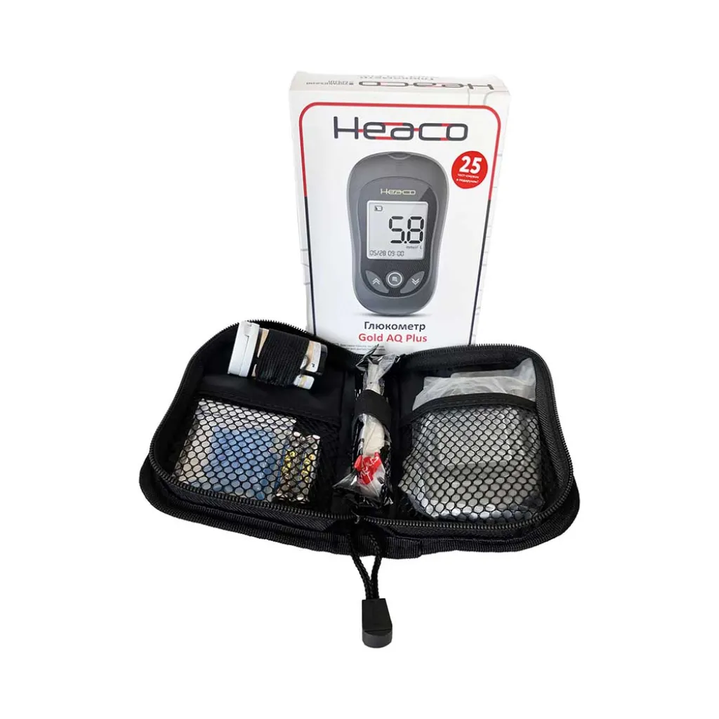 Глюкометр Heaco Gold AQ Plus Глюкометр Heaco Gold AQ Plus