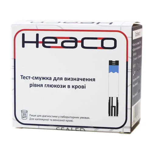 Тест-смужки до глюкометра Heaco Safe AQ Voice (25 шт.) - Фото№1 Тест-смужки до глюкометра Heaco Safe AQ Voice (25 шт.) - Фото№1