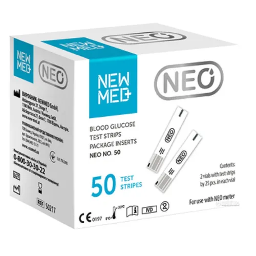 Тест-полоски NewMed Neo 50 шт - Фото№1