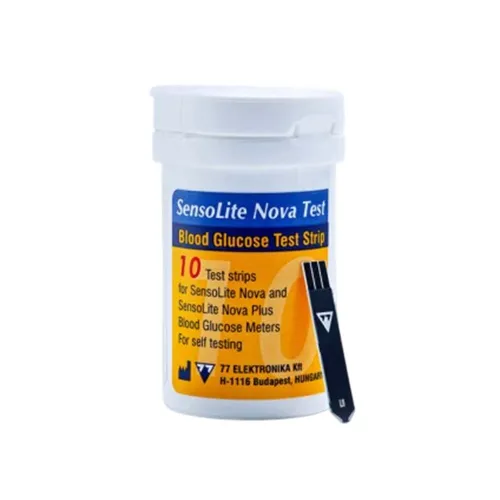 Тест-смужки SensoLite NovaTest (Nova Plus) 10 шт - Фото№1 Тест-смужки SensoLite NovaTest (Nova Plus) 10 шт - Фото№1