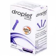 Ланцет Droplet одноразового использования 30G, 200 шт