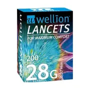 Ланцети Wellion 28G 200 шт