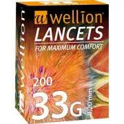 Ланцети Wellion 33G 200 шт