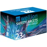 Ланцети безпечні Wellion 23G 200 шт