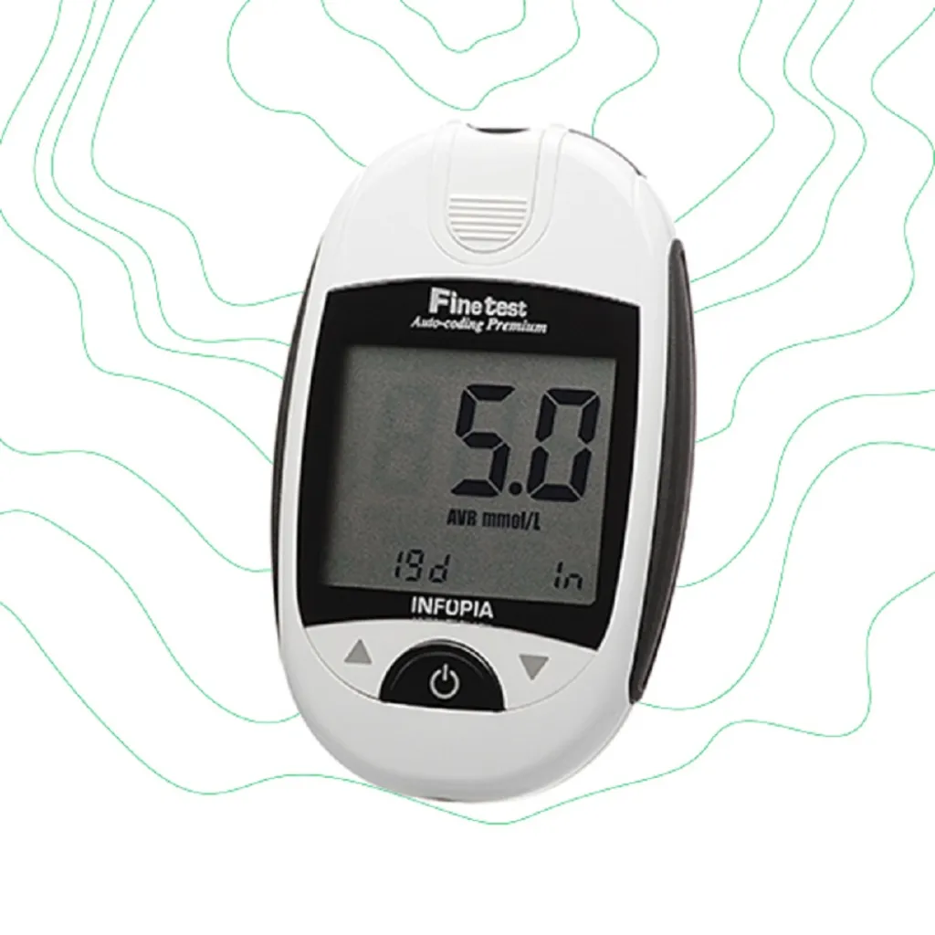 Глюкометр Finetest Avto-coding Premium + 50 тест-полосок