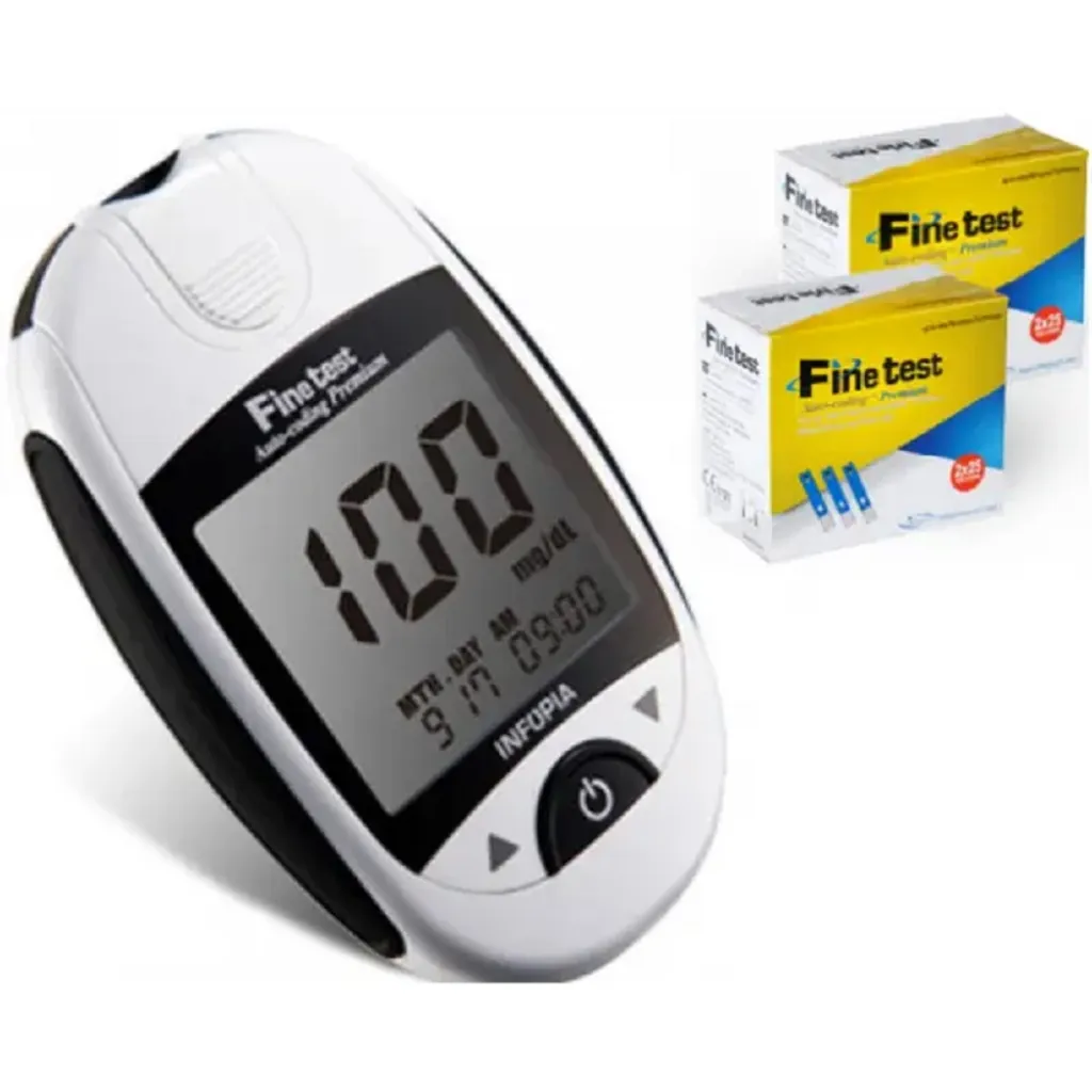 Глюкометр Finetest Avto-coding Premium + 50 тест-полосок