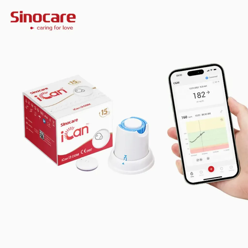Система мониторинга уровня глюкозы CGM Sinocare iCan