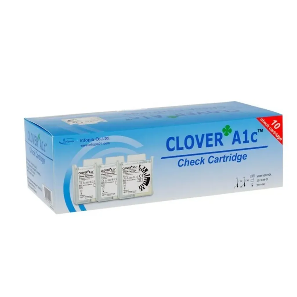 Ежемесячный контрольный картридж для анализатора Clover A1c Ежемесячный контрольный картридж для анализатора Clover A1c