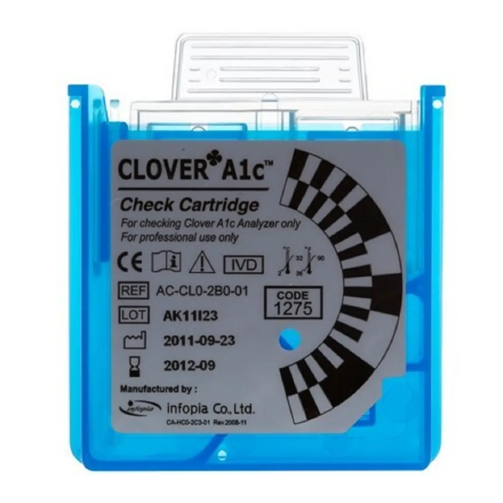 Ежедневный контрольный картридж для анализатора Clover A1c Ежедневный контрольный картридж для анализатора Clover A1c