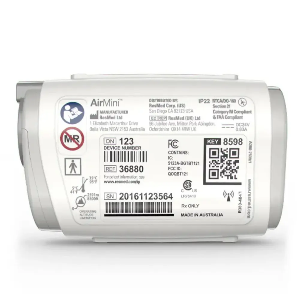 Портативний апарат для лікування апное сну CPAP ResMed AirMini