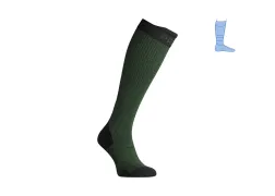 Компресійні гольфи Protector "LongDry PRO" демісезонні з утепленням Ахілла, чорно-зелені Компресійні гольфи Protector "LongDry PRO" демісезонні з утепленням Ахілла, чорно-зелені