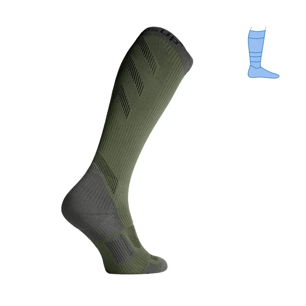 Компресійні гольфи захисні літні Protector "LongDry+ PRO", хакі Компресійні гольфи захисні літні Protector "LongDry+ PRO", хакі