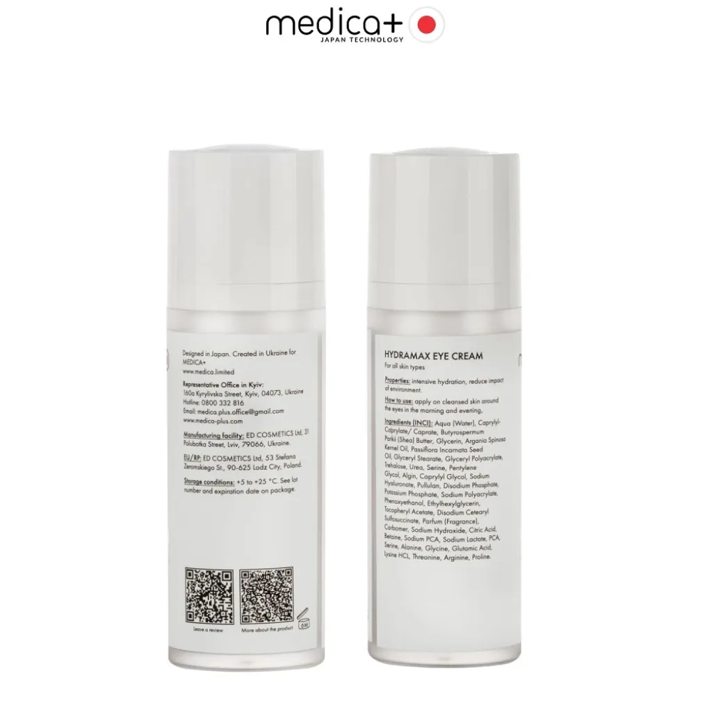 Крем під очі Medica+ Hydromax Eye Cream, 30 мл Крем під очі Medica+ Hydromax Eye Cream, 30 мл