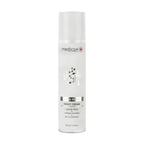 Нічний крем для обличчя з ліфтинг-ефектом Medica+ Lift and Glow Night Cream, 50 мл - Фото№1