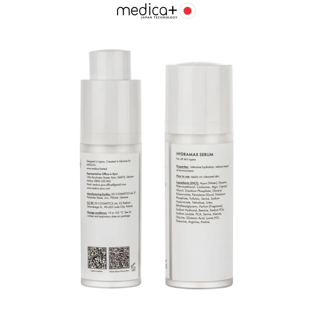 Увлажняющая сыворотка для лица Medica+ Hydromax Serum, 30 мл Увлажняющая сыворотка для лица Medica+ Hydromax Serum, 30 мл