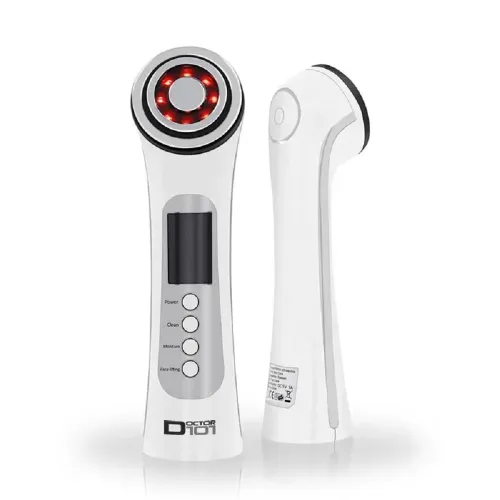 Массажер для лица микротоковый Doctor-101 + RF лифтинг + EMS стимулятор - Фото№1