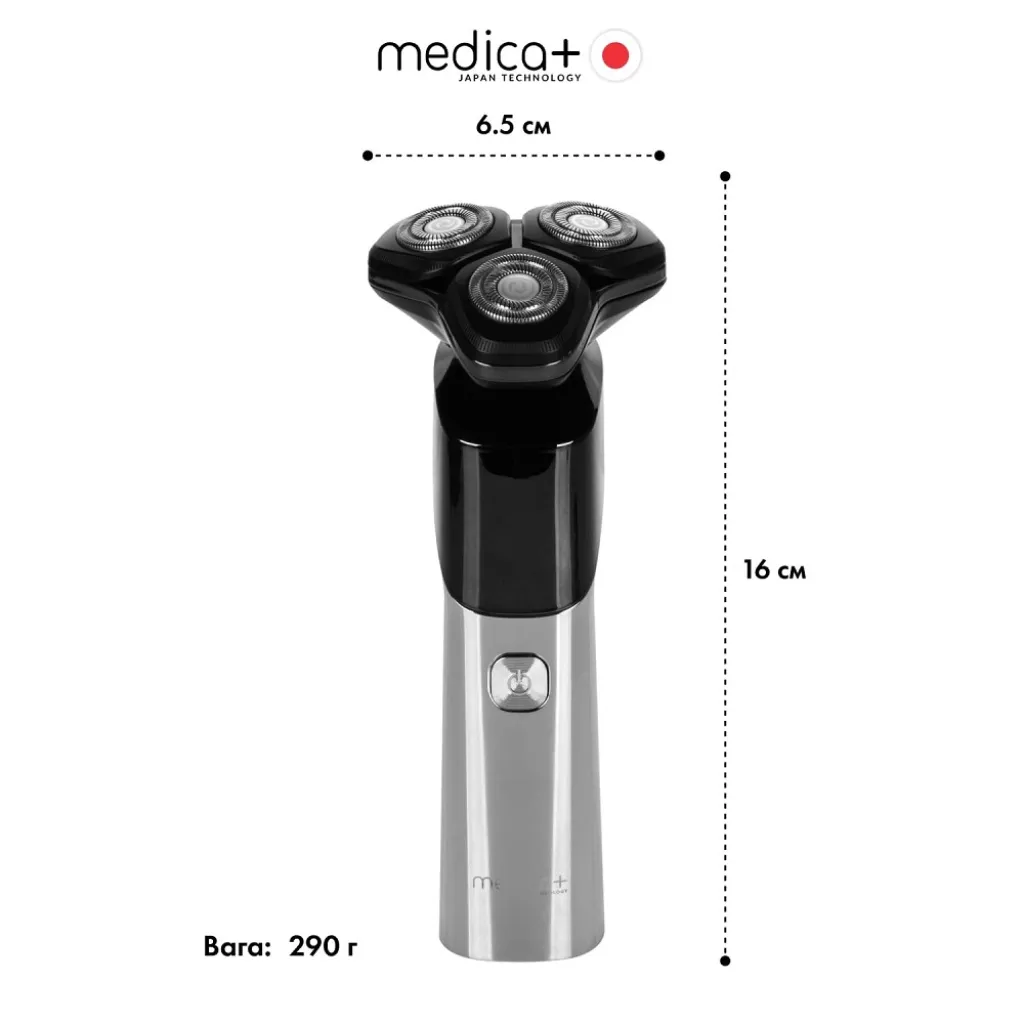 Стальная электробритва Medica+ STEEL 6500 Стальная электробритва Medica+ STEEL 6500