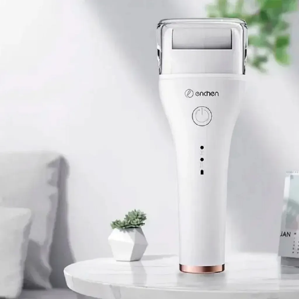 Електрична роликова пилка Xiaomi Enchen Foot Callus Remover Rock White Електрична роликова пилка Xiaomi Enchen Foot Callus Remover Rock White