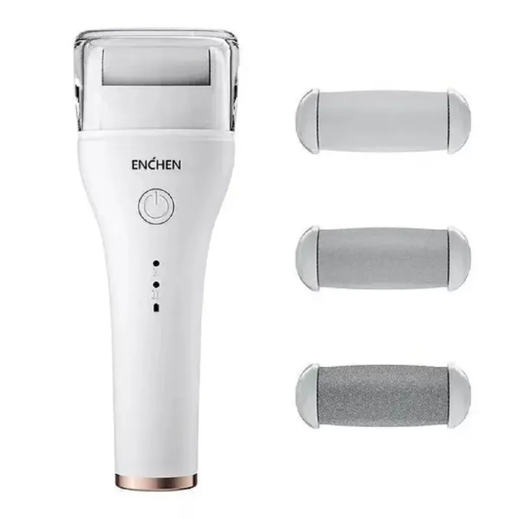Електрична роликова пилка Xiaomi Enchen Foot Callus Remover Rock White Електрична роликова пилка Xiaomi Enchen Foot Callus Remover Rock White