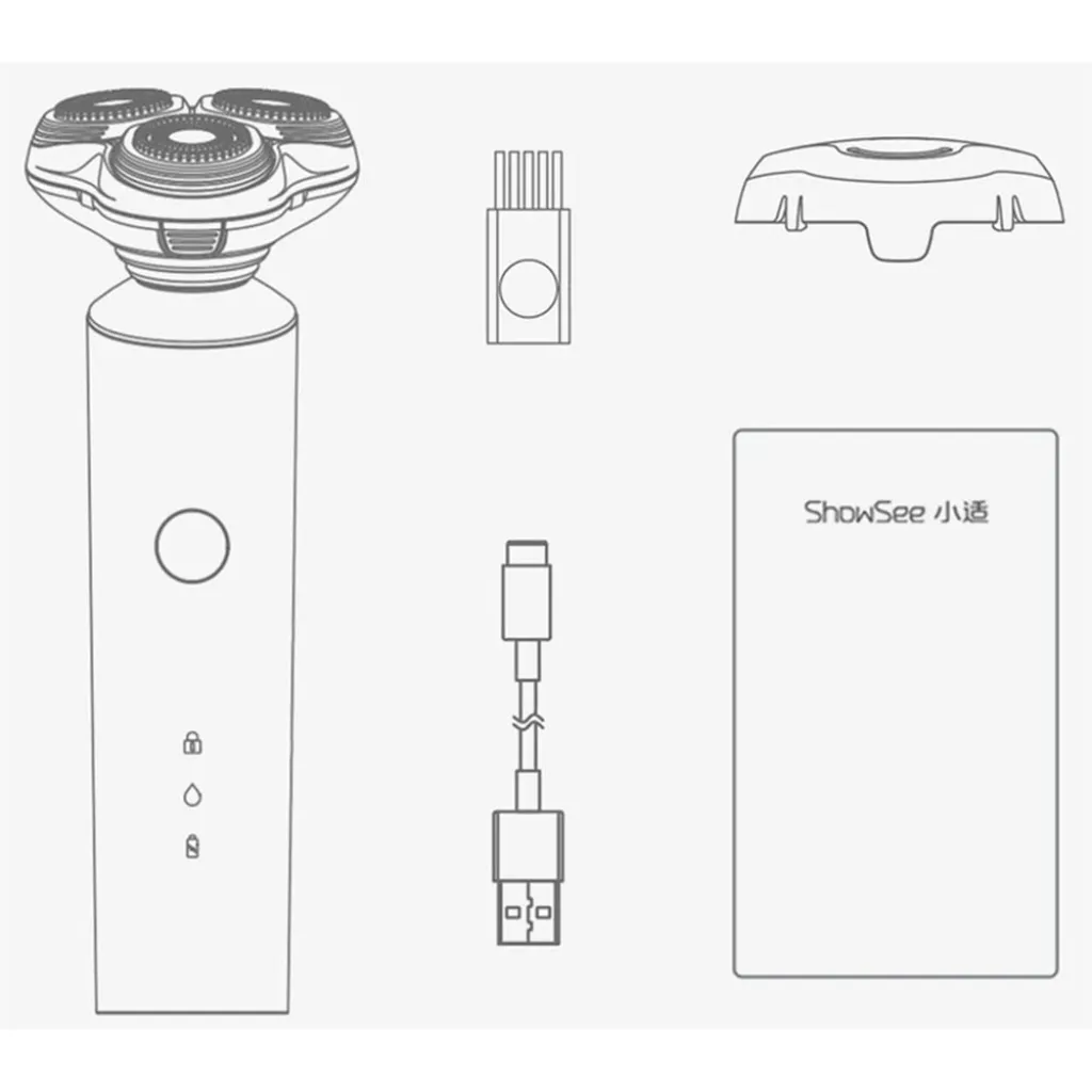 Електробритва Xiaomi ShowSee Electric Shaver Black F1-BK Електробритва Xiaomi ShowSee Electric Shaver Black F1-BK