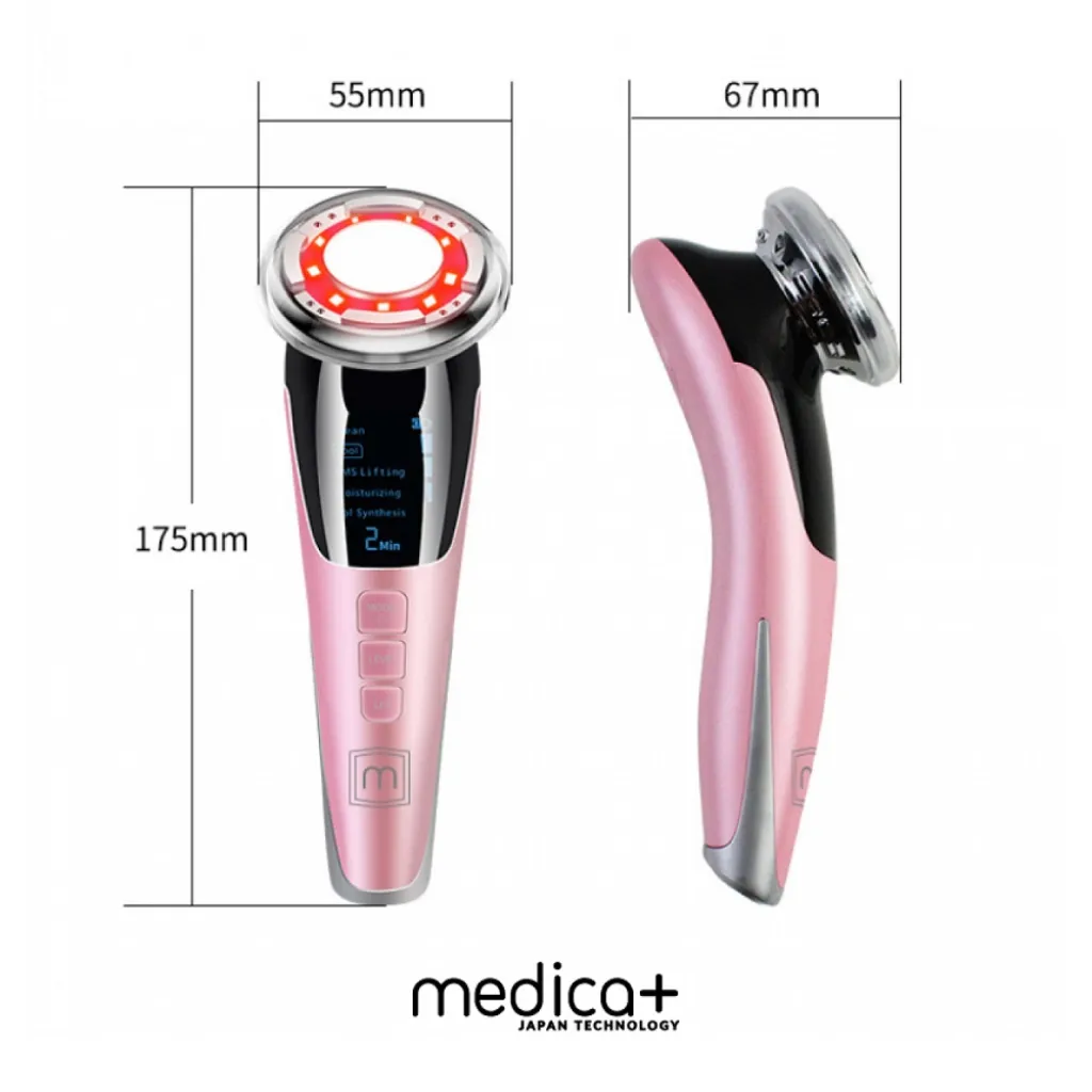 Мікрострумовий ліфтинг-масажер для обличчя Medica+ Skin Lifting 7.0, рожевий Мікрострумовий ліфтинг-масажер для обличчя Medica+ Skin Lifting 7.0, рожевий