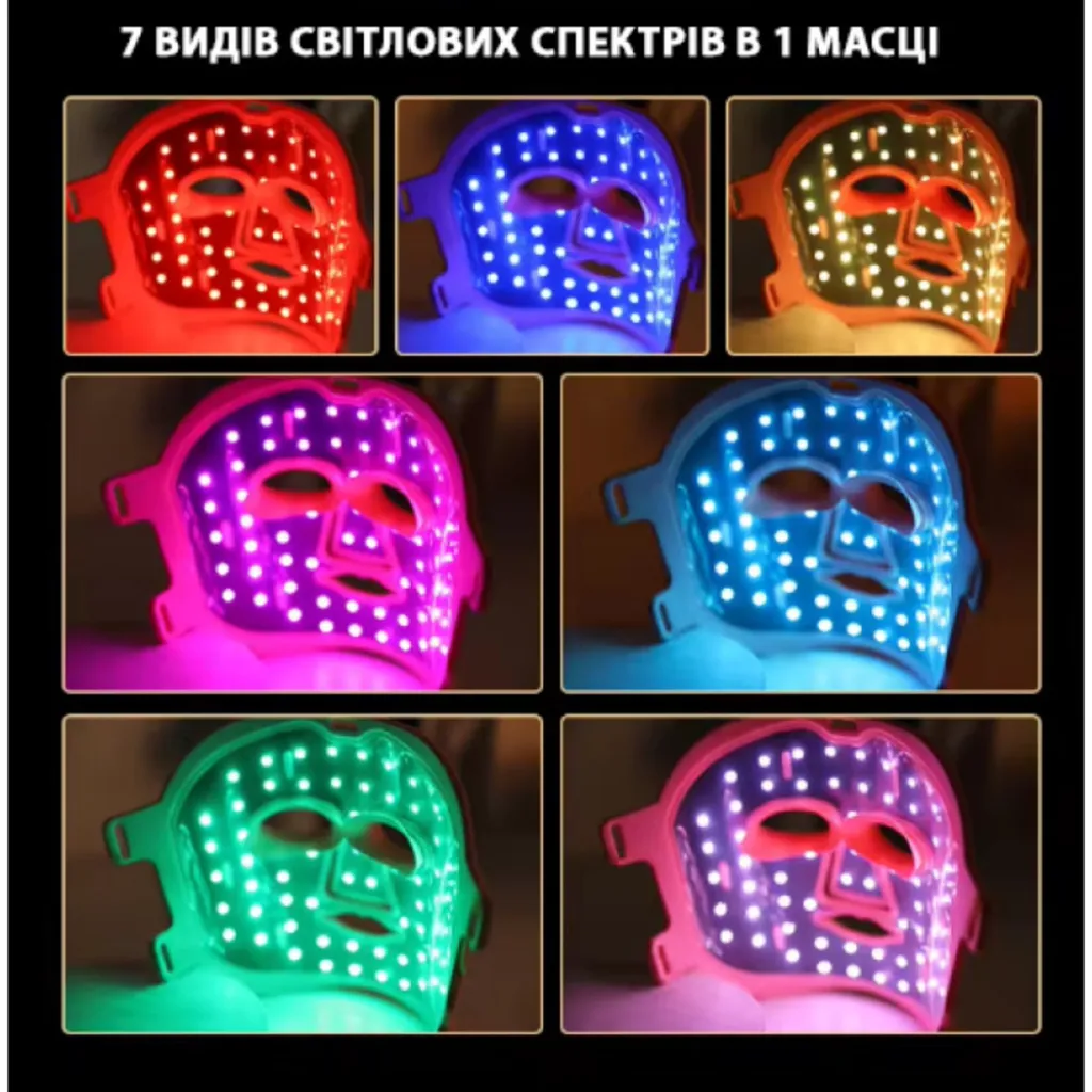 Светодиодная LED-маска для фототерапии Olvi 11321 Светодиодная LED-маска для фототерапии Olvi 11321