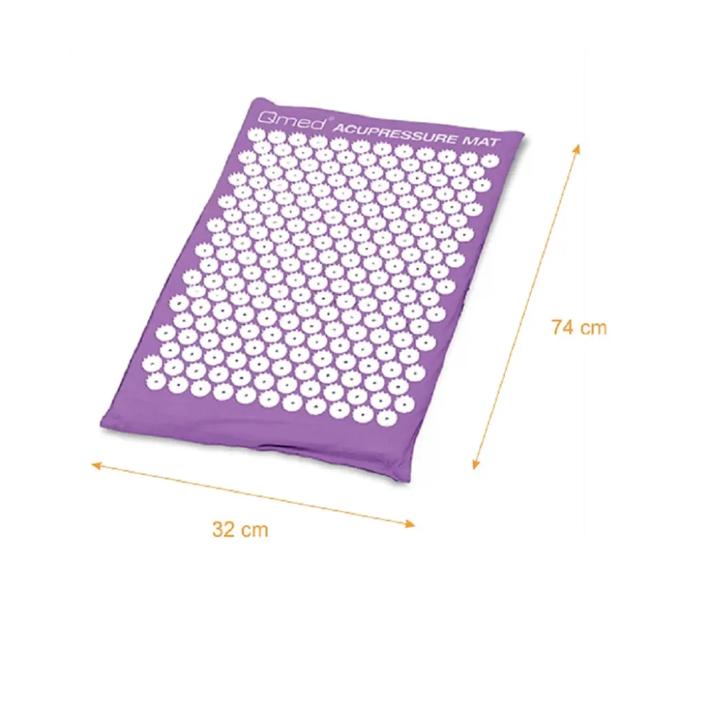 Акупунктурний масажний килимок Qmed Acupressure Mat, фіолетовий Акупунктурний масажний килимок Qmed Acupressure Mat, фіолетовий
