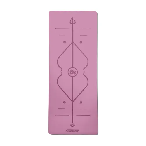 Килимок для йоги професійний EasyFit Pro каучук EF-1925-P, рожевий - Фото№1