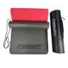 Коврик для йоги и фитнеса EasyFit TPE+TC 6мм двухслойный + Чехол черный с красным - Фото№3