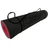 Коврик для йоги и фитнеса EasyFit TPE+TC 6мм двухслойный + Чехол черный с красным - Фото№4