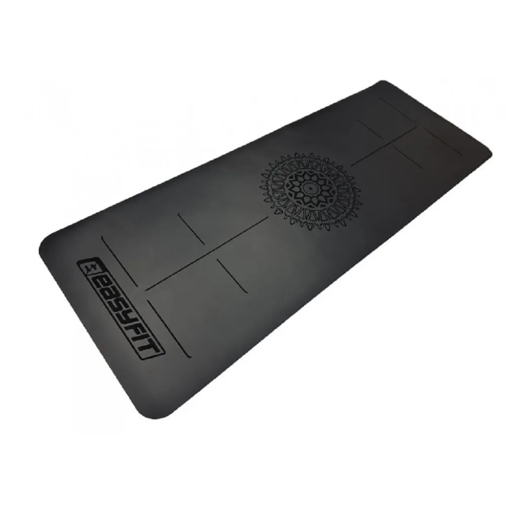 Коврик для йоги профессиональный EasyFit Pro каучук 5 мм EF-1925-BK, черный Коврик для йоги профессиональный EasyFit Pro каучук 5 мм EF-1925-BK, черный