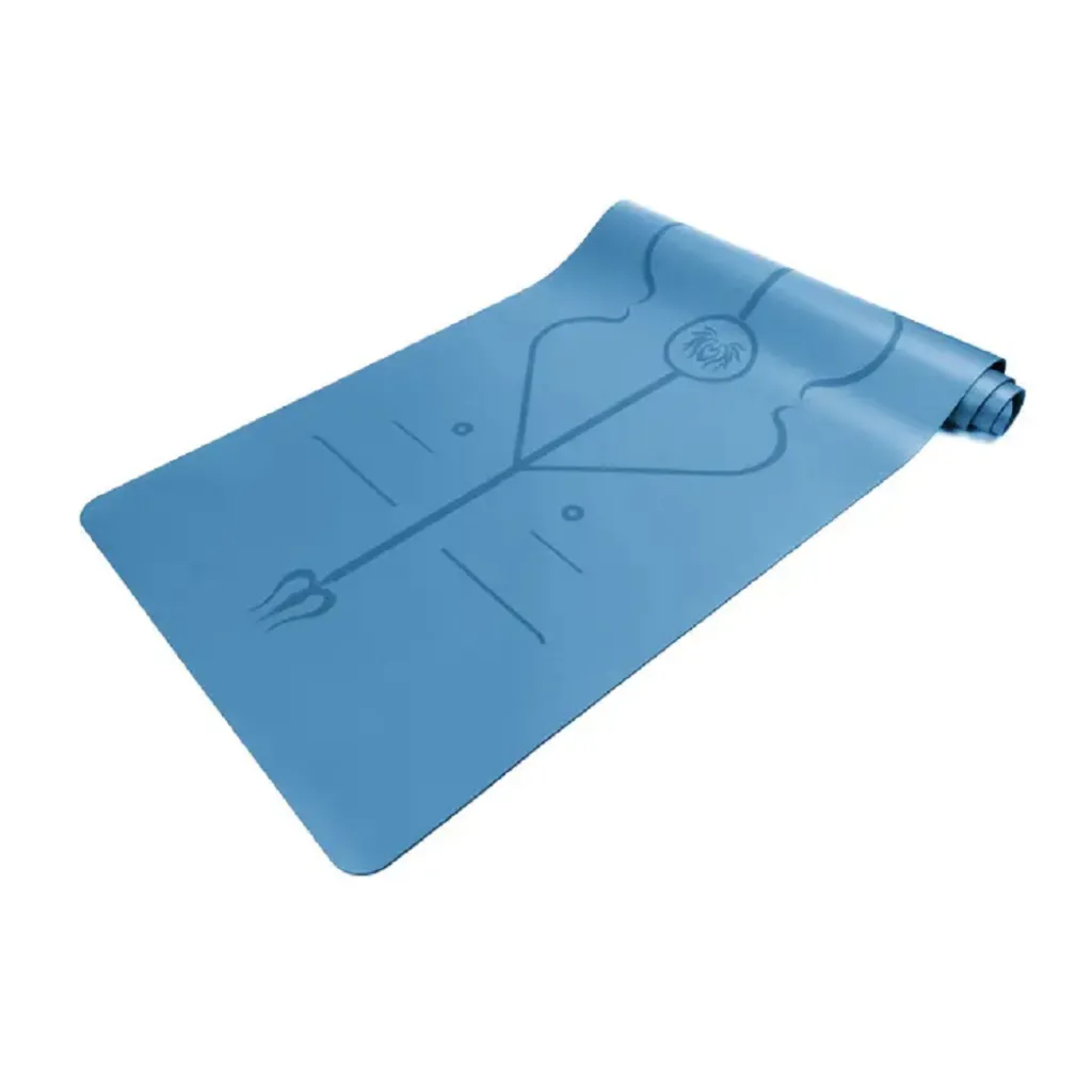 Килимок для йоги професійний EasyFit Pro каучук 5 мм EF-1925-BL, синій