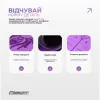 Коврик для йоги профессиональный EasyFit Pro каучук 5 мм EF-1925-V, фиолетовый - Фото№5