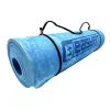 Коврик для йоги и фитнеса EasyFit PER Premium Mat 8 мм EF-1930-1-E-Bl синий + чехол - Фото№4