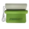 Коврик для йоги и фитнеса EasyFit TPE+TC 6мм двухслойный EF-1924E-GNGY + Чехол зеленый с серым - Фото№3