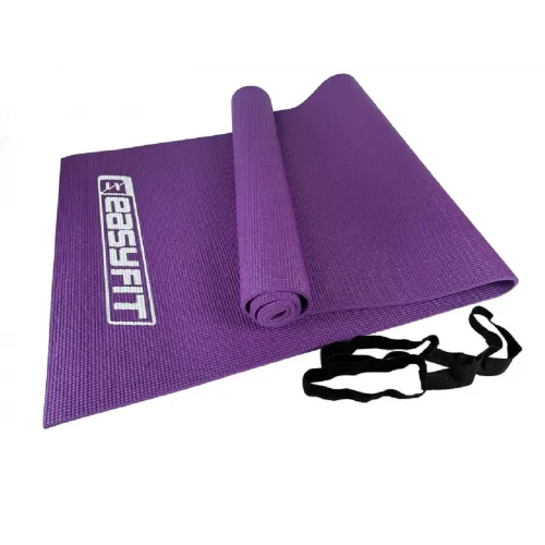 Коврик для йоги и фитнеса EasyFit ПВХ (PVC) EF-1918-V, фиолетовый - Фото№1